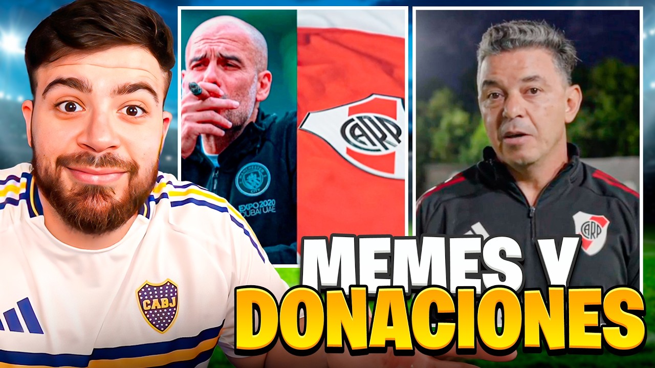 ¿GUARDIOLA A RIVER? LA COBRA REACCIONA A MEMES, TWEETS Y DONACIONES