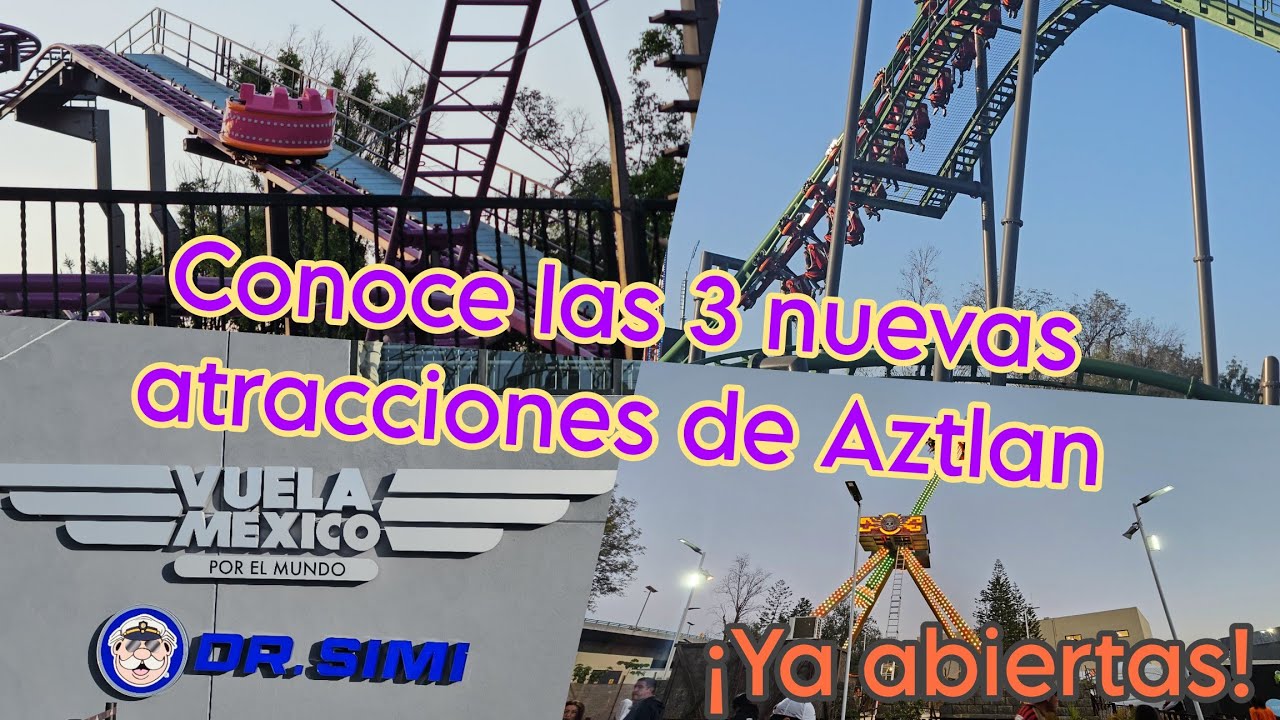 Visitando Aztlan Parque Urbano con sus nuevas atracciones en esta semana santa