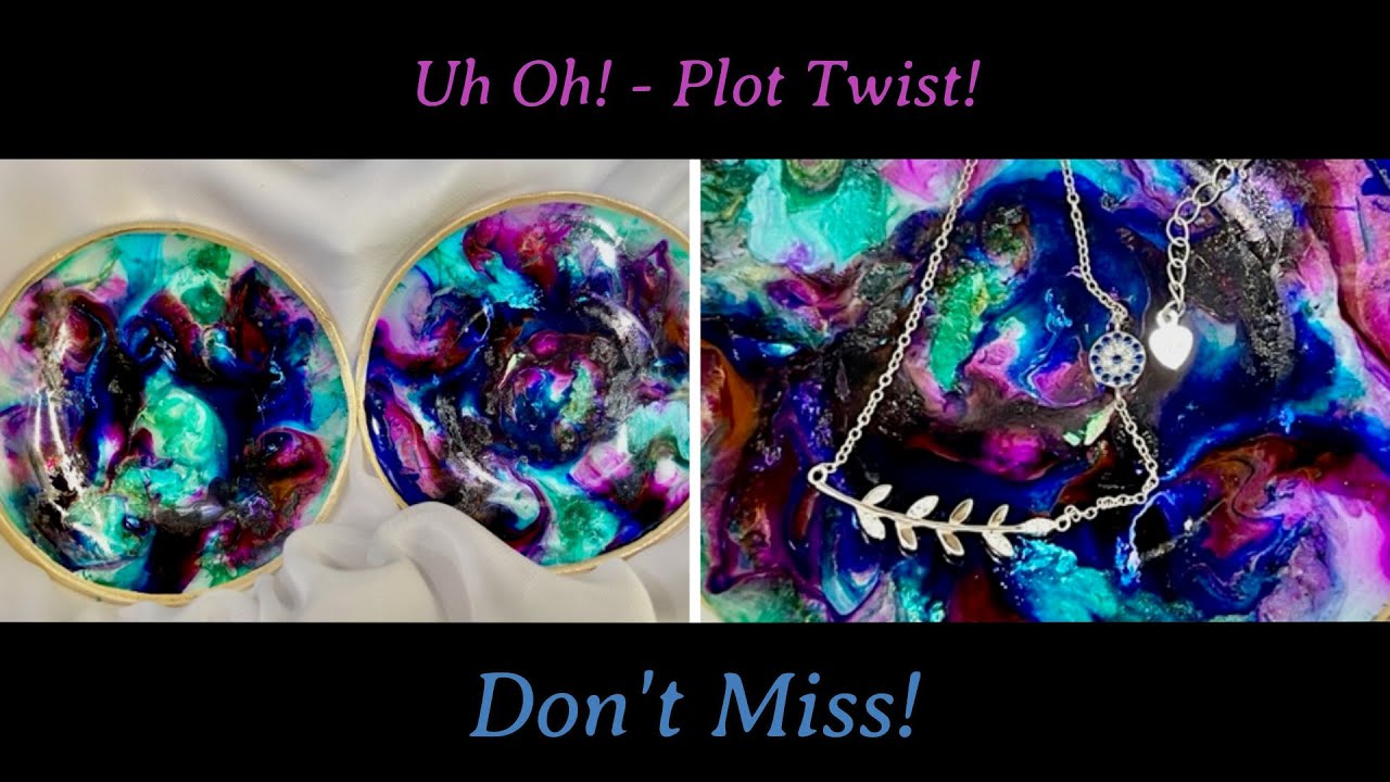 #90 COASTERS FAIL? How To Make Resin Coasters Into Trinket Trays!