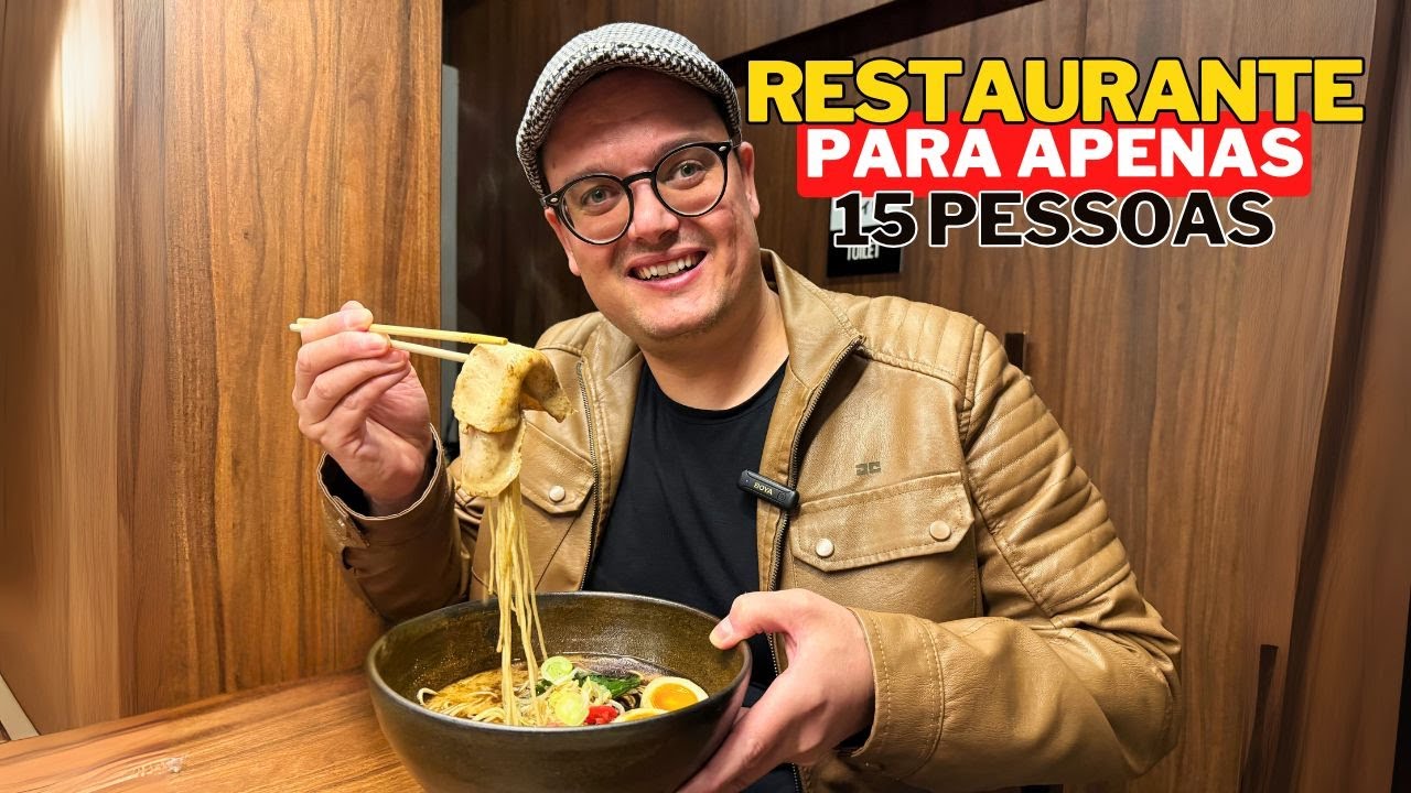FOMOS AO RESTAURANTE DE RÁMEN MAIS EXCLUSIVO DE CURITIBA