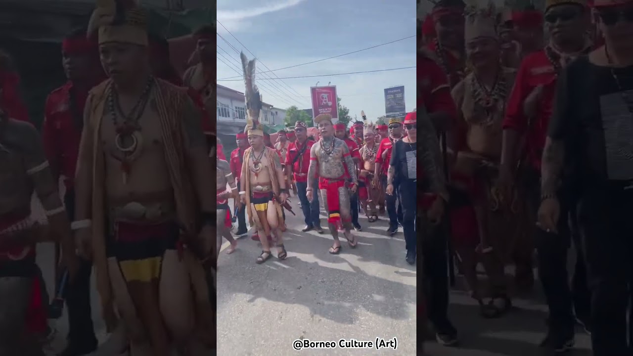 Panglima Jilah Bersama Pasukan Merah #dayak #borneo #kalimantan #pasukanmerah #panglimajilah #tbbr