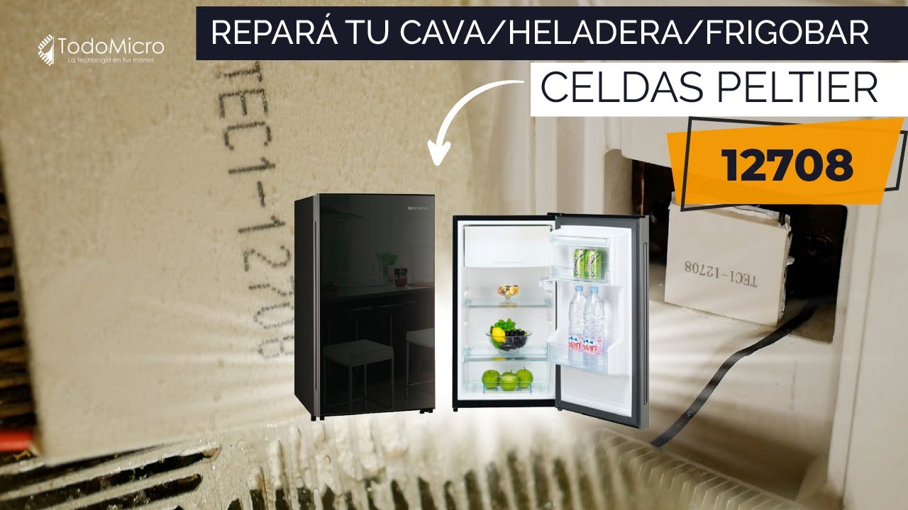 Reparar heladera/cava/frigobar con celda peltier f&aacute;cilmente ✅ &iquest;C&oacute;mo funcionan?