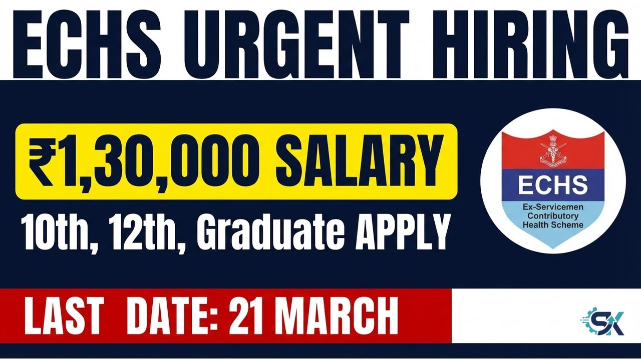 ECHS Kolhapur Recruitment 2026 | 60 Medical Staff Vacancies | 10th Pass to MBBS Apply! 🇮🇳