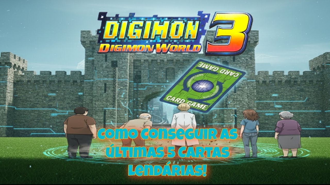 ULTIMAS 5 Cartas LENDÁRIAS em Digimon World 3 🔥 Como CONSEGUI-LAS ANTES DO FIM DO JOGO
