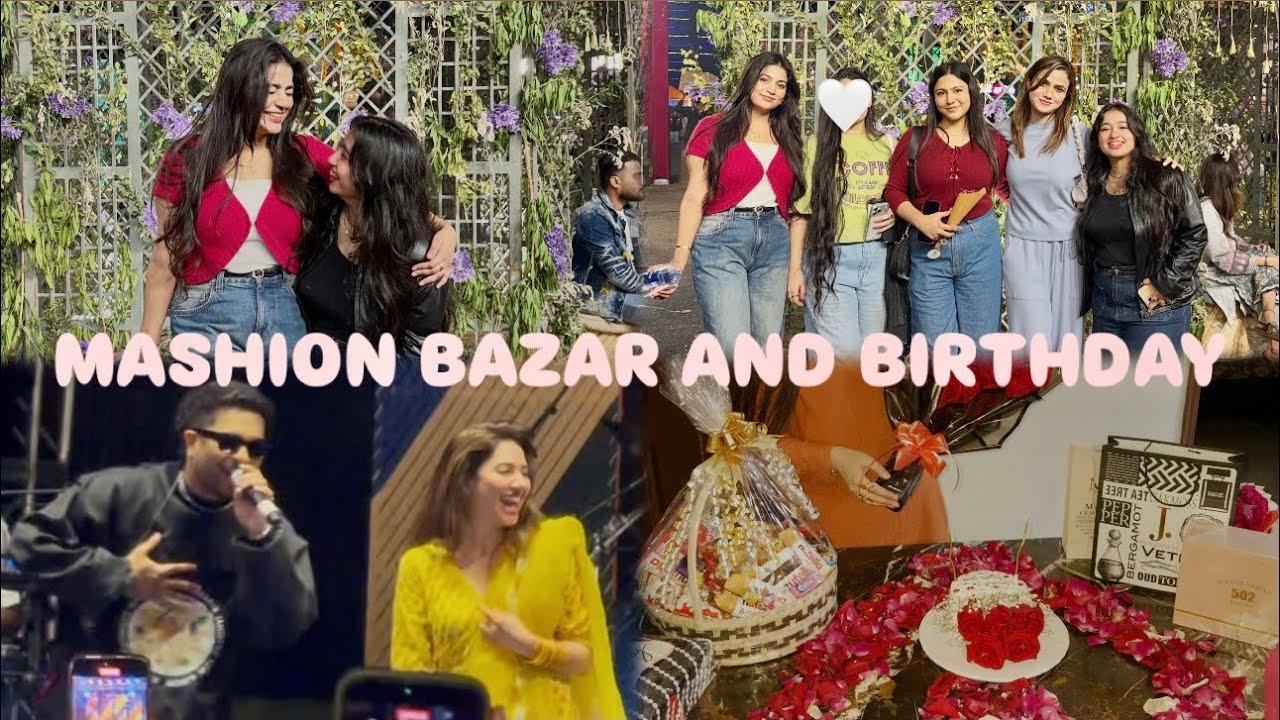 We met MAHIRA KHAN at mashion bazaar | Imaan ka birthday surprise 🤍 🥳 