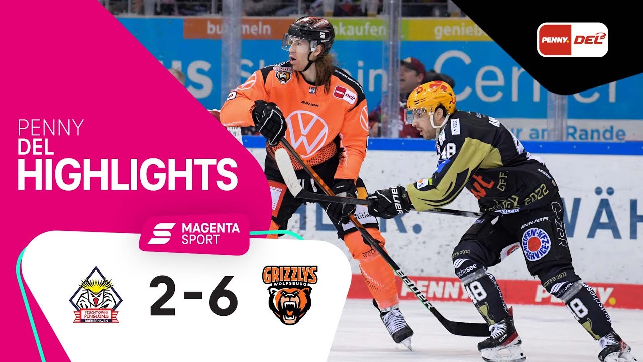 Pinguins Bremerhaven - Grizzlys Wolfsburg | Highlights PENNY DEL 21/22