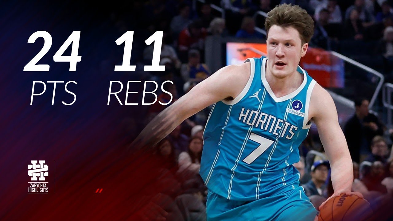 Kon Knueppel 24 pts 11 rebs vs Warriors 25/26 season