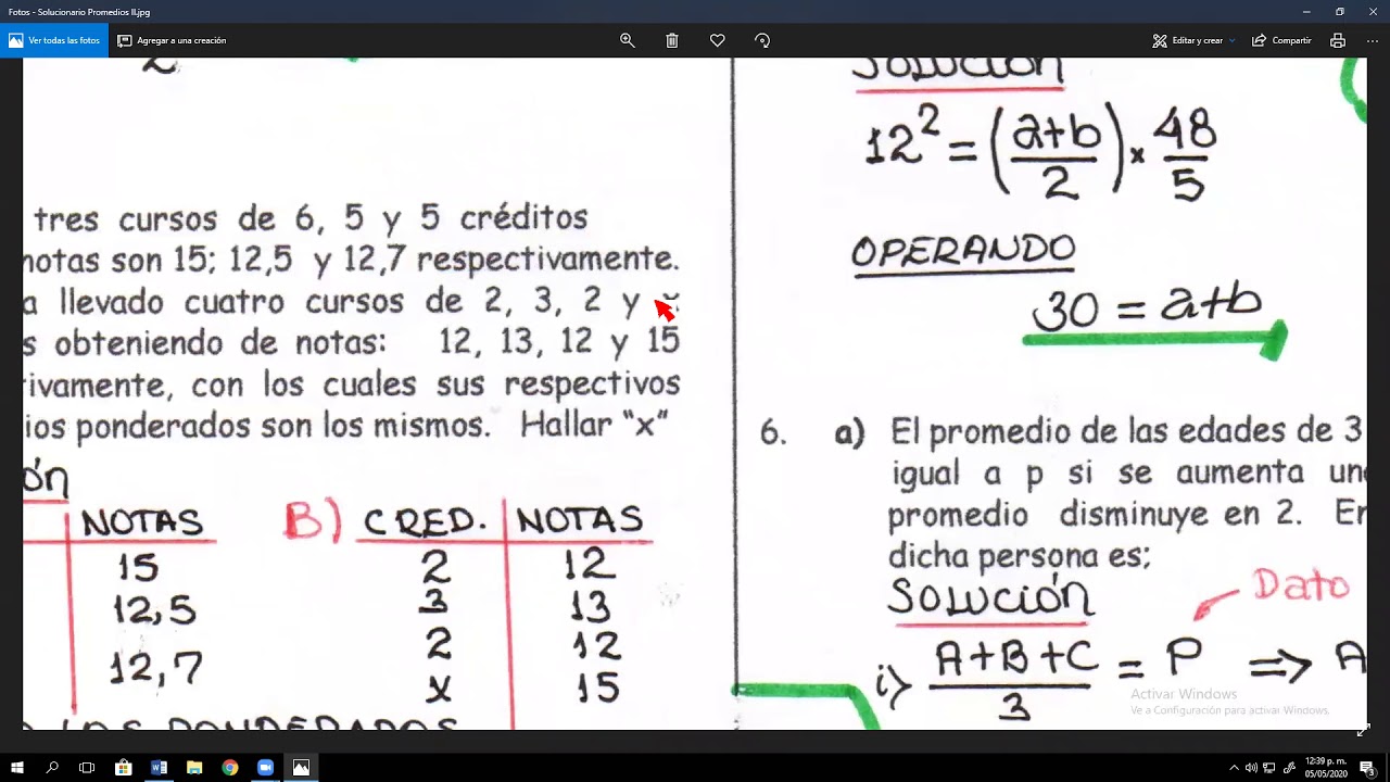 PROMEDIOS II