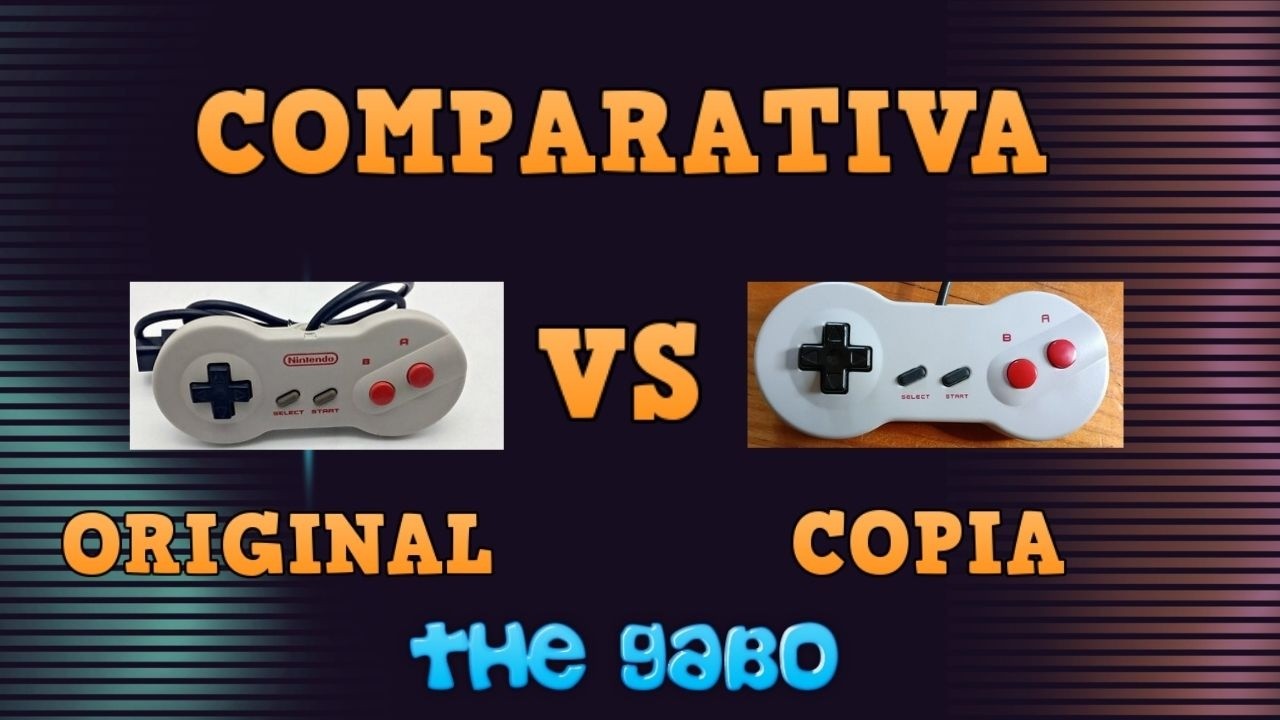 Comparativa joystick famicom AV original vs copia cual será mejor...
