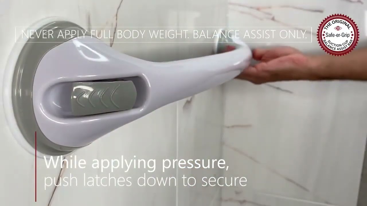 How to Use Safe-er-Grip Changing Lifestyles 24-inch Balance Assist Shower and Bath Handle
