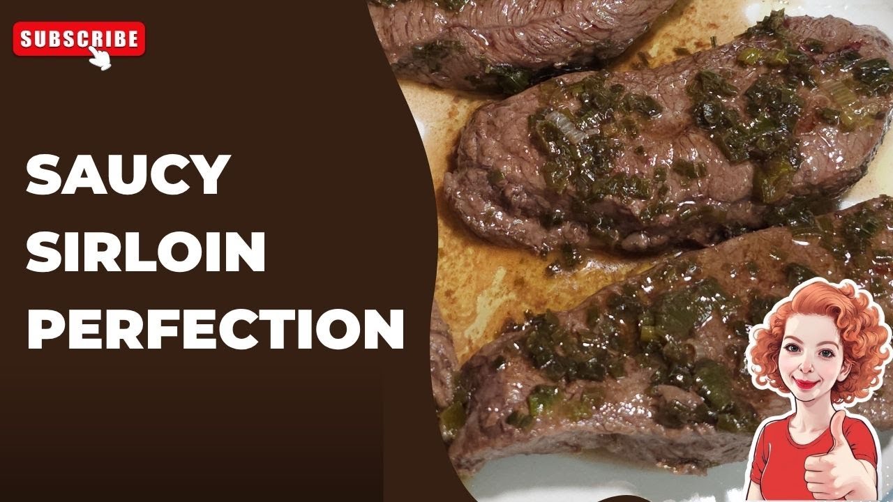 🥩 Saucy Sirloin Steak That Sizzles 🍷