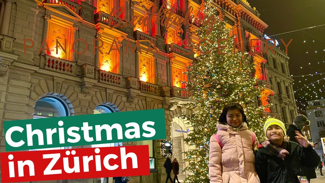 Christmas in Zürich Switzerland 2020