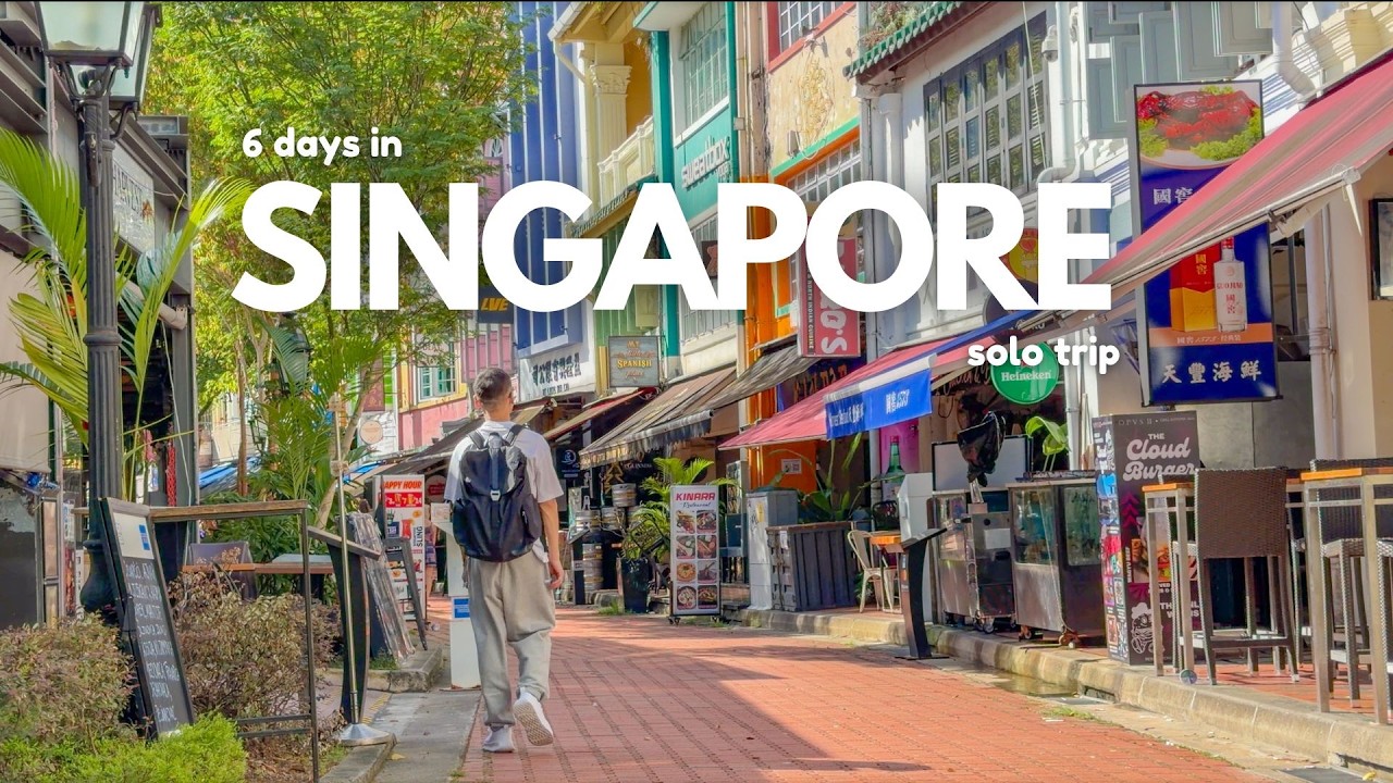 6 day introvert solo trip in Singapore 🇸🇬