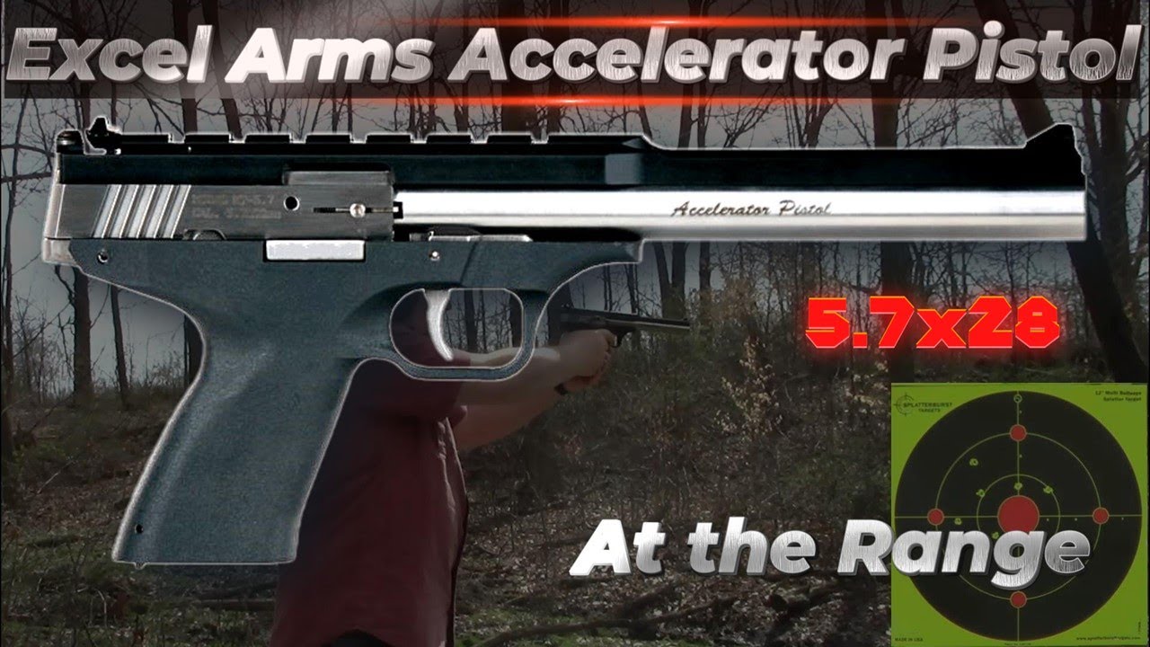 Excel Arms 5 7 Accelerator Pistol at the Range
