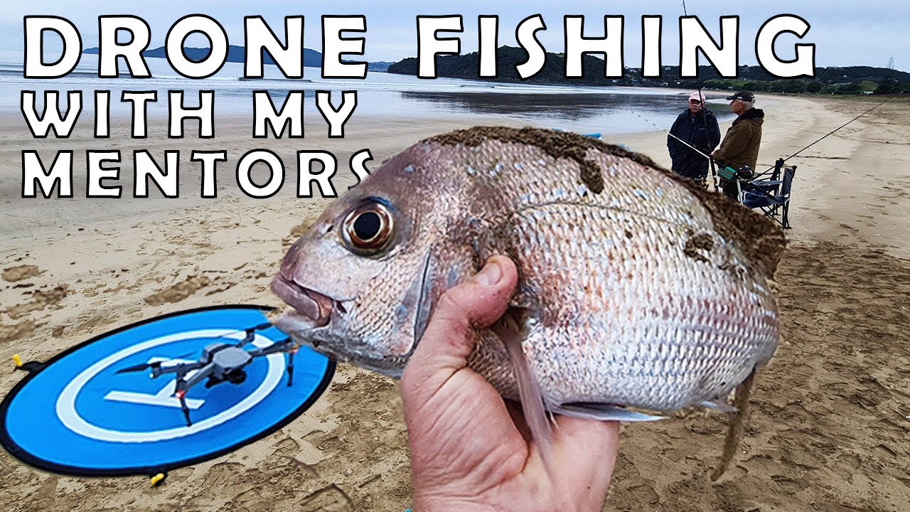 Showing my MENTORS How to Drone Fish Far North NZ 4K