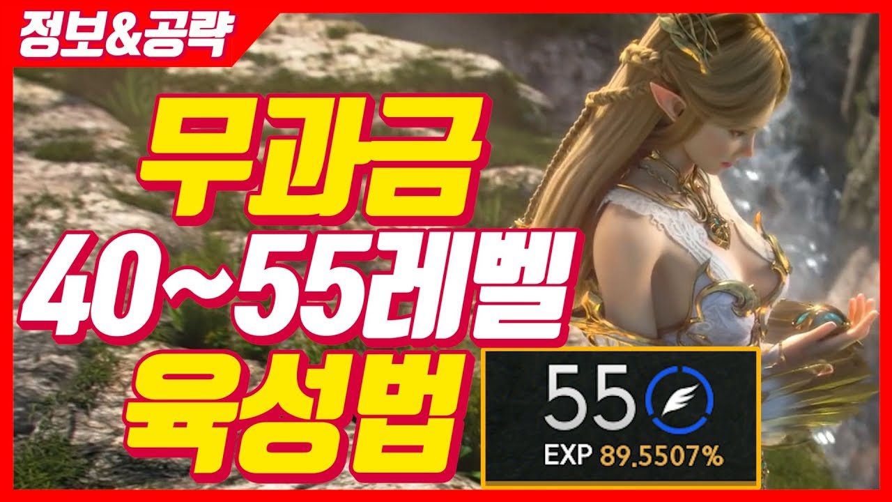 리니지2m 무과금으로 55까지 막힘없이 가보자