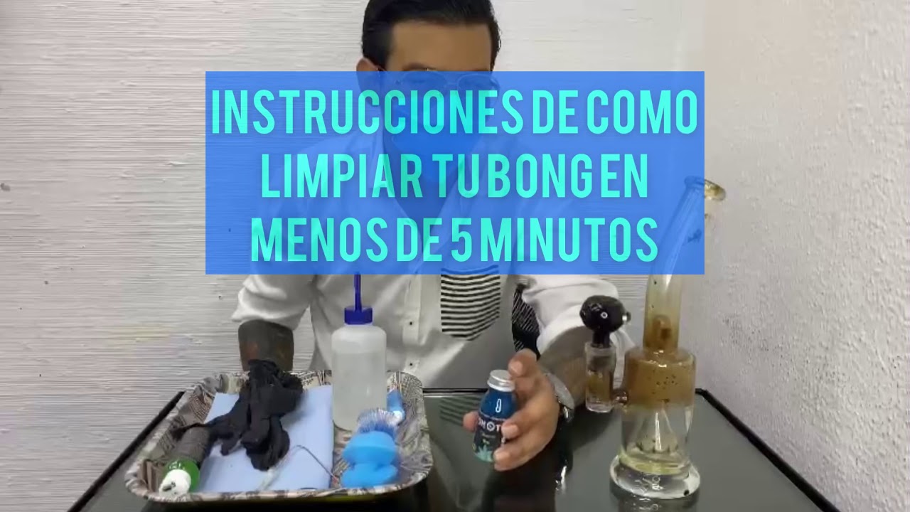 C&oacute;mo limpiar tu Bong en menos de 5 Minutos