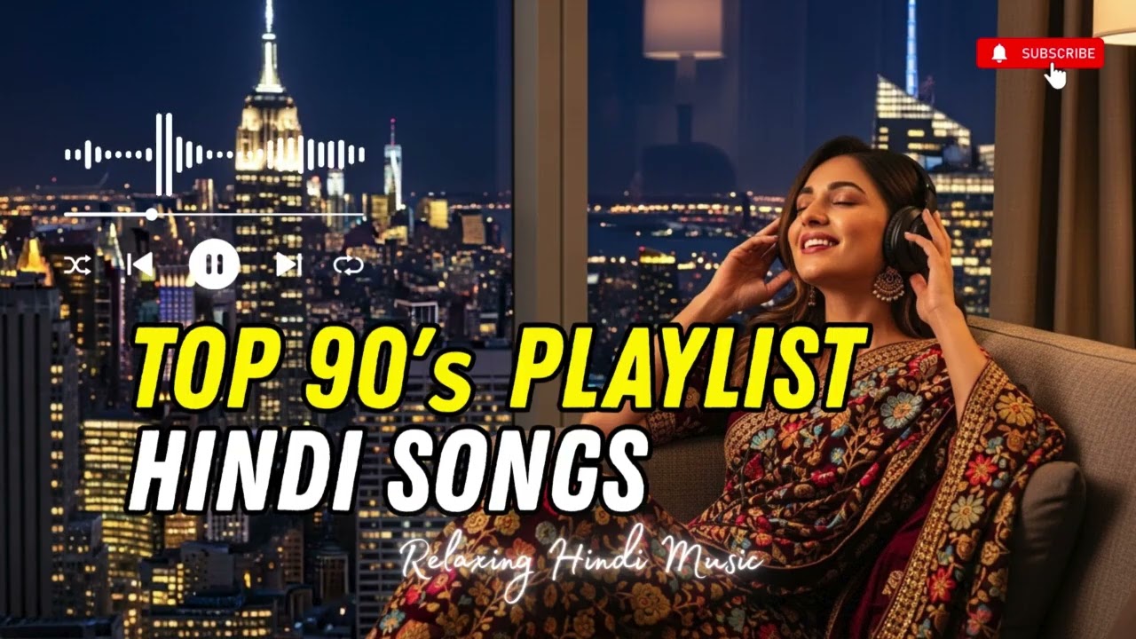 💖 Best 90's Hindi Love Songs &ndash; Relaxing Bollywood Romantic Songs for Indian Nights