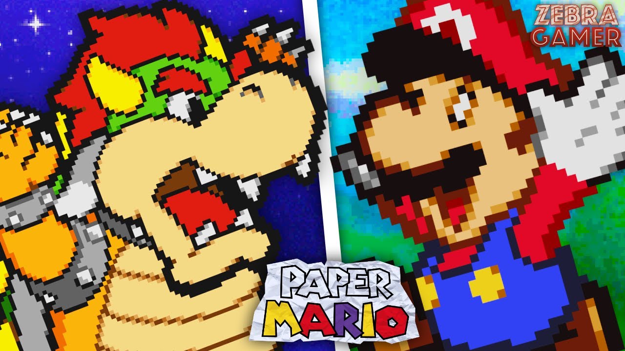 Paper Mario All Bosses! - Zebratastic Moments