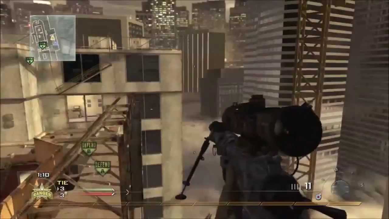 4 OF MY BEST MW2 Highrise TRICKSHOTS!