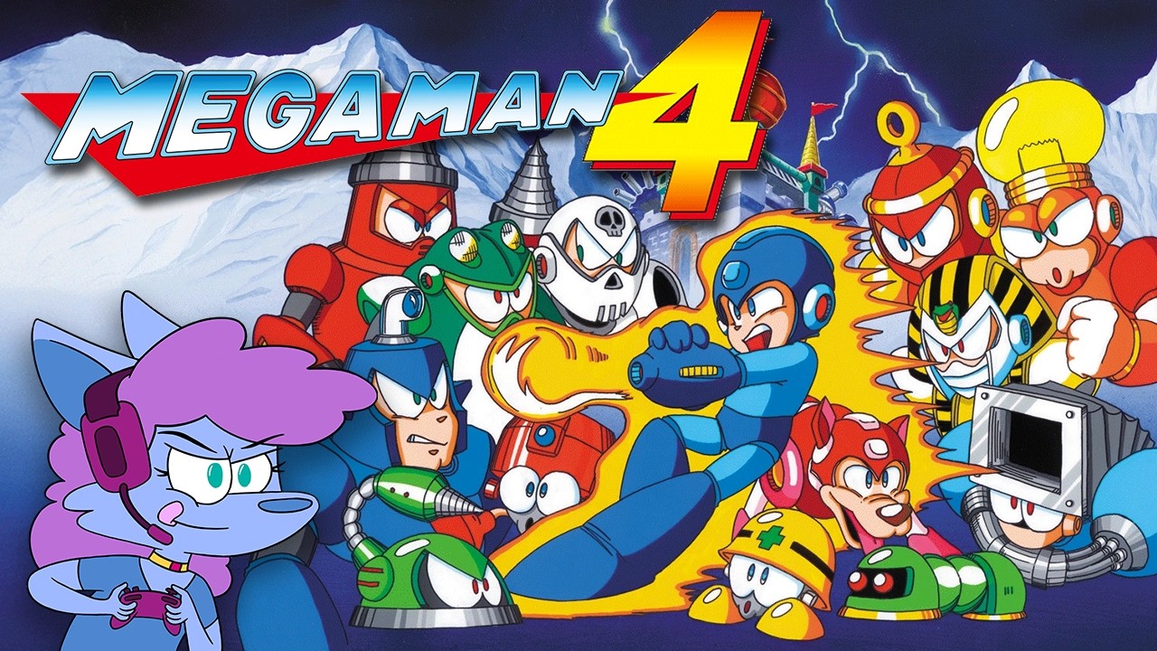 First Time Playing MEGA MAN 4!! | Getting Destroyed Nintendo Hard Style!