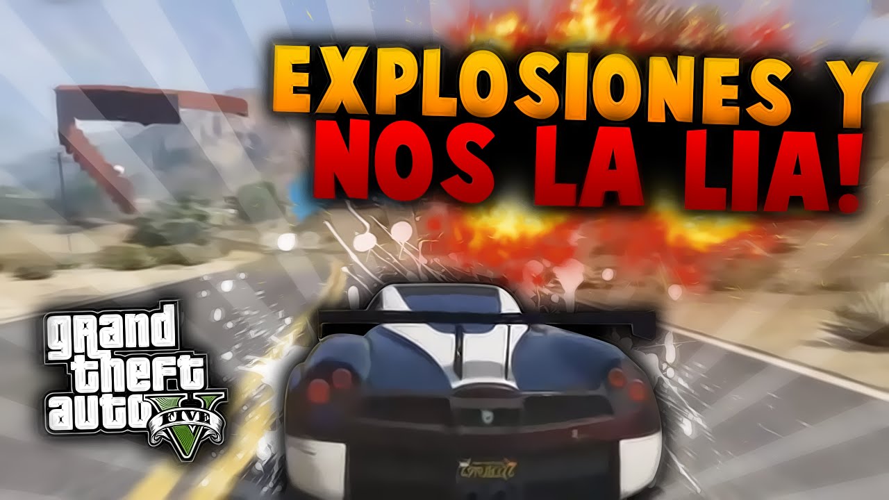 GTA V CARRERA LOCA! NO ME PUEDO CAGAR MAS EN LA GENTE, EXPLOSIONES Y NOS LA LIA! xFaRgAnx