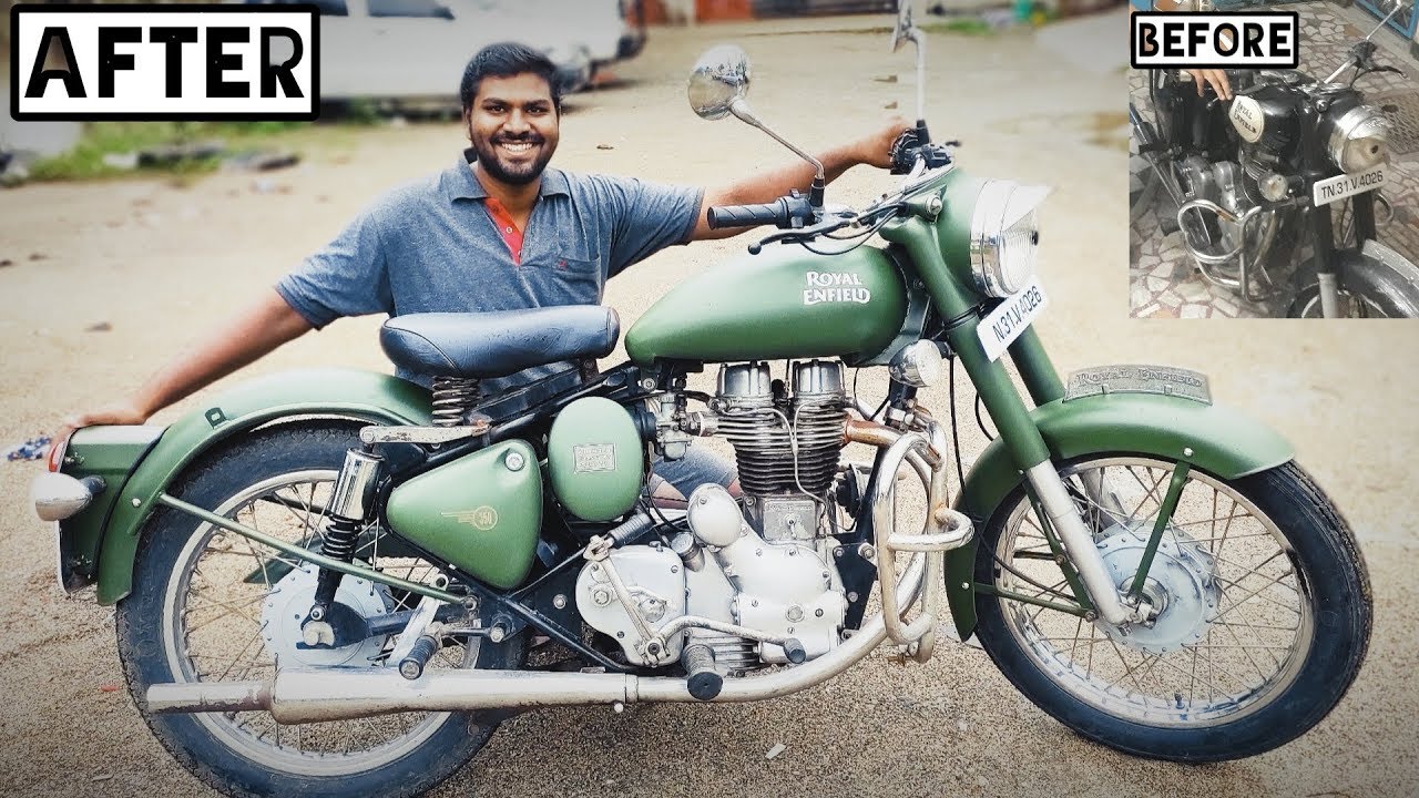 Old Royal Enfield Bullet Restoration / Rockfort Motor Works