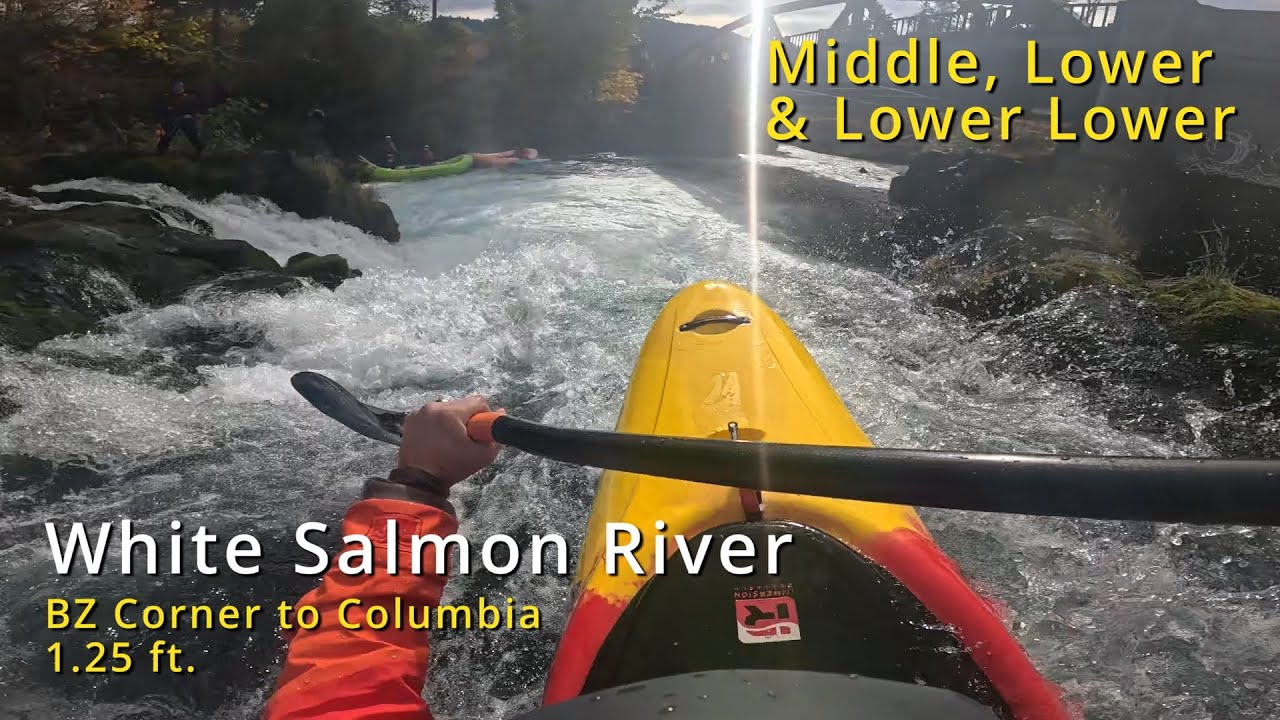 White Salmon River || Middle, Lower & Lower Lower - 10/19/24 (1.25 ft.)