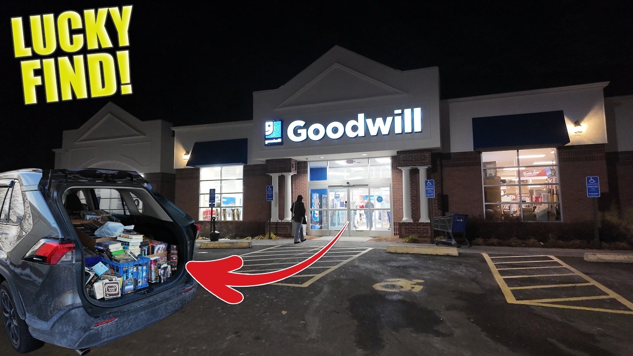 Поездка в благотворительный фонд Goodwill превратилась в машину, набитую вещами для продажи на Eb...