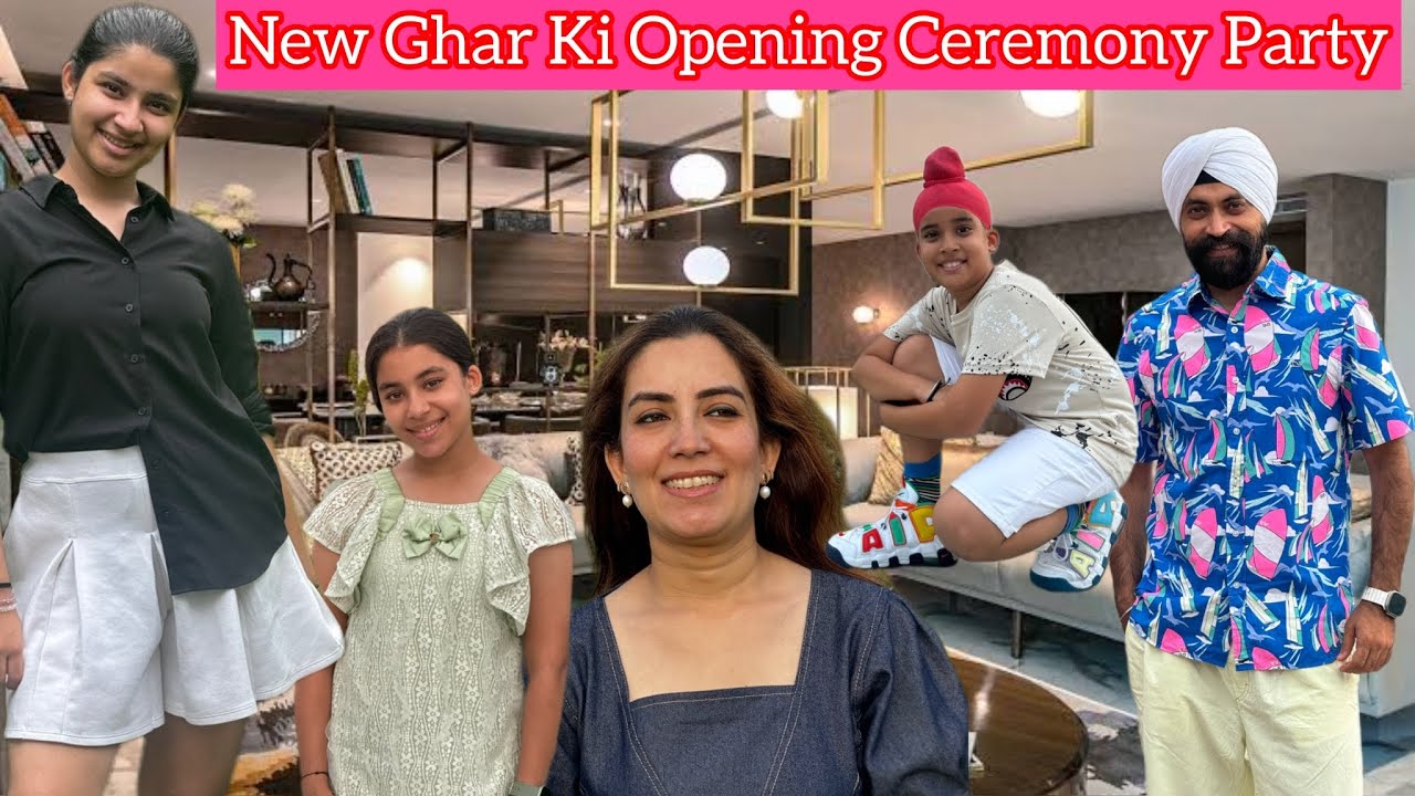 New Ghar Ki Opening Ceremony Party | RS 1313 VLOGS | Ramneek Singh 1313