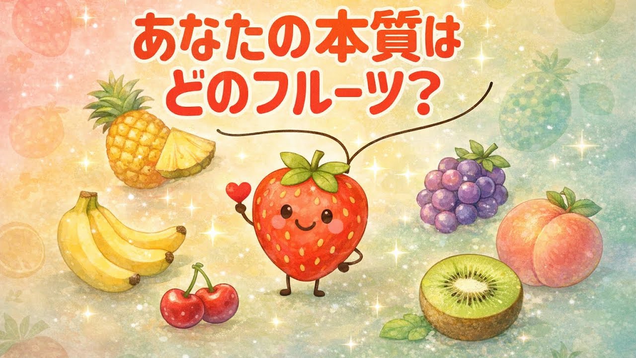 あなたの本質はどのフルーツ？🍓15のフルーツでわかる魂の本質