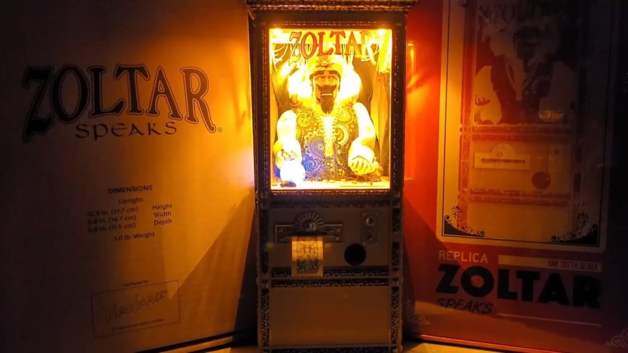 (2024) New Wave Toys Zoltar Speaks : Fortune Teller Machine