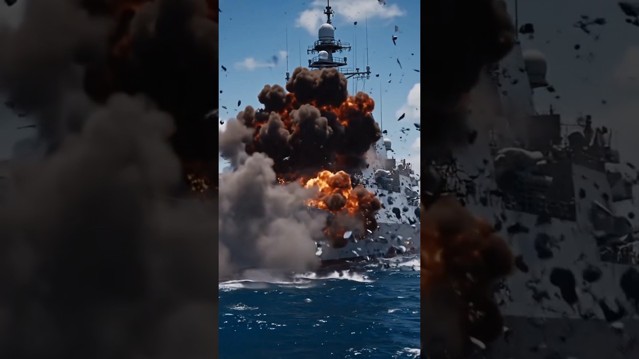 Kalibr Anti-Ship Cruise Missile Strike