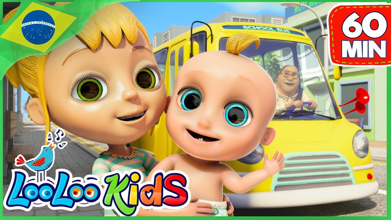 As Rodas do Ônibus - Canções para Crianças Para Crianças - LooLoo Kids Português