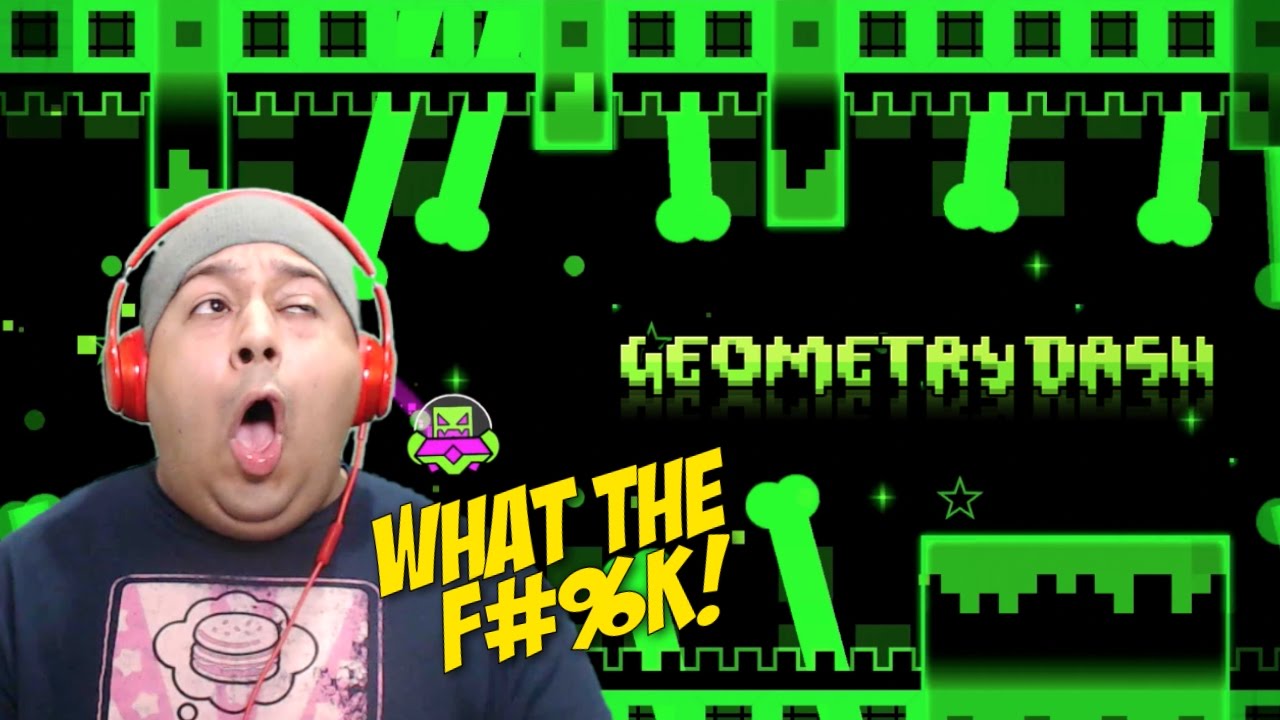 THIS GAME F#%KED MY EYE UP!! LMAO [GEOMETRY DASH 2.0]