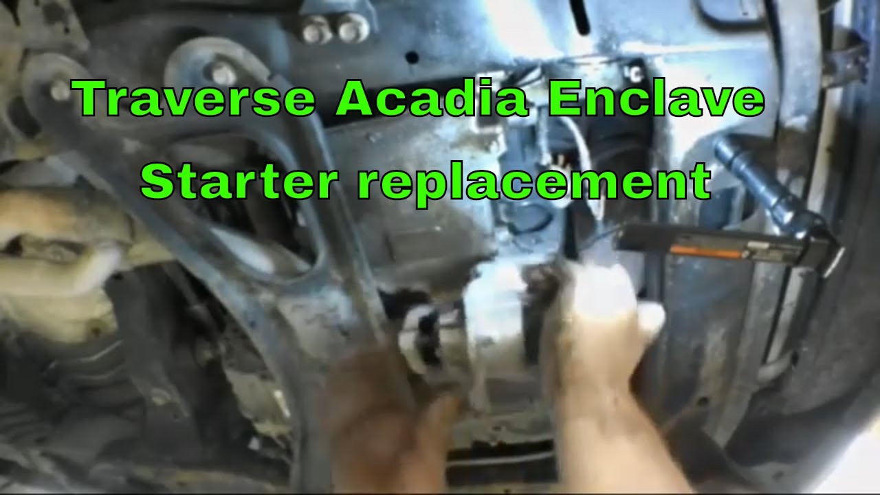 Замена стартера Chevy Traverse