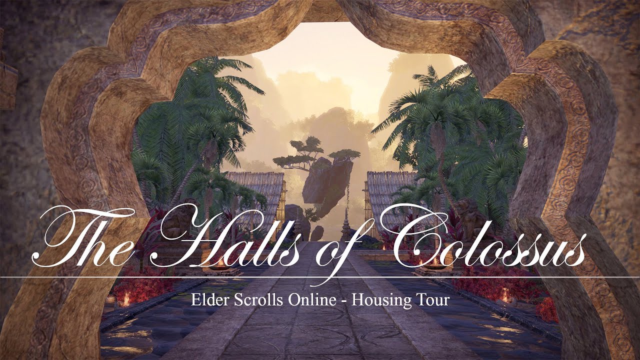 ESO Housing Tour - Halls of Colossus
