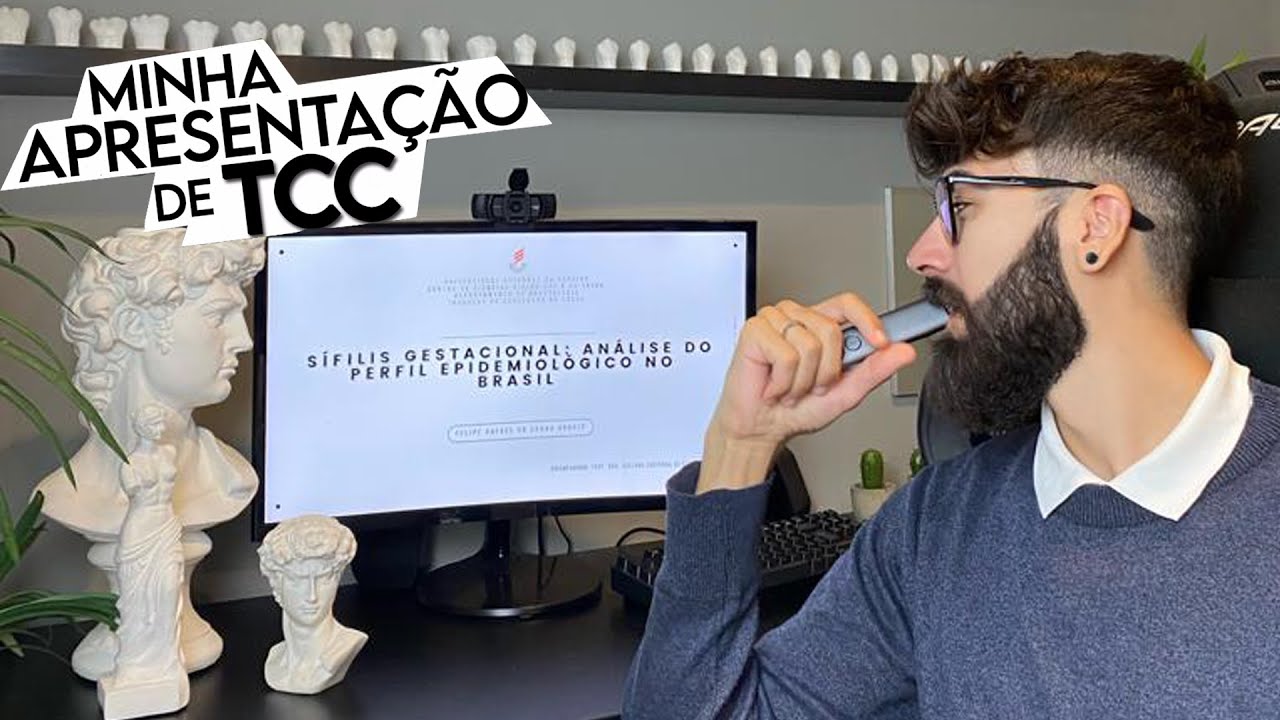 APRESENTEI O MEU TCC EM CASA I Minha apresentação completa!
