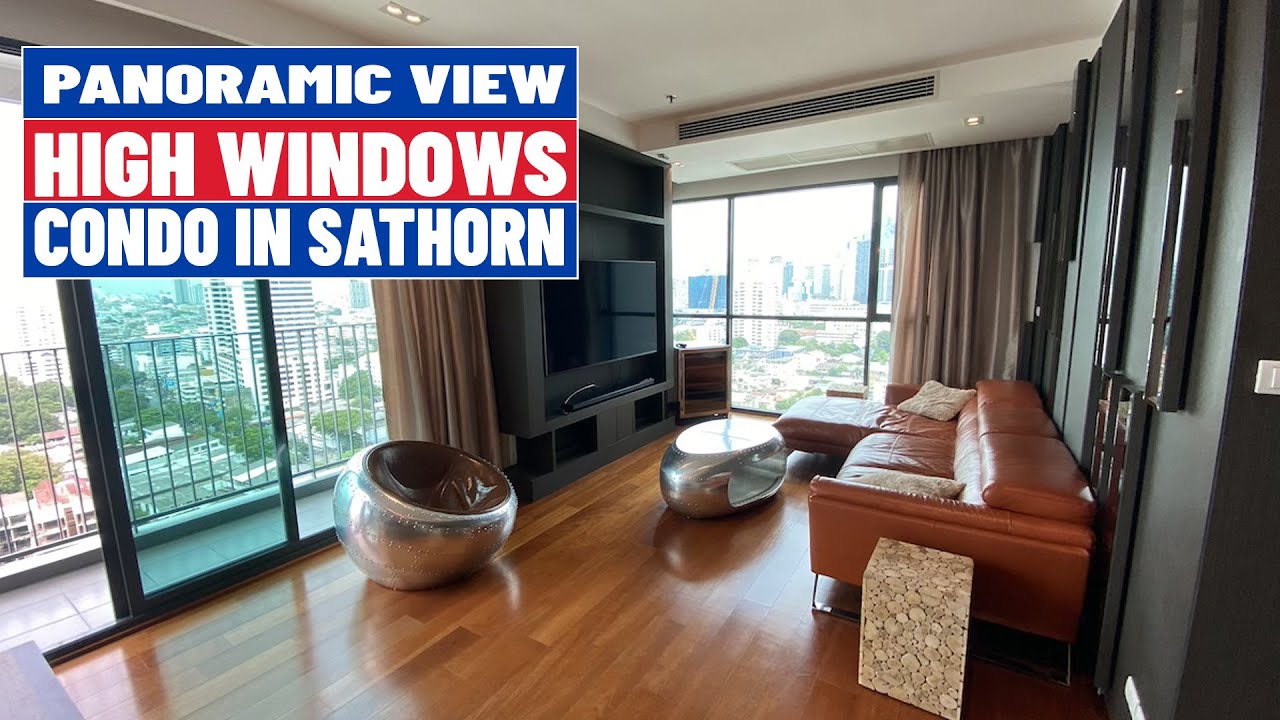 Condo In Sathorn With Unblocked View - Bangkok Property Tour