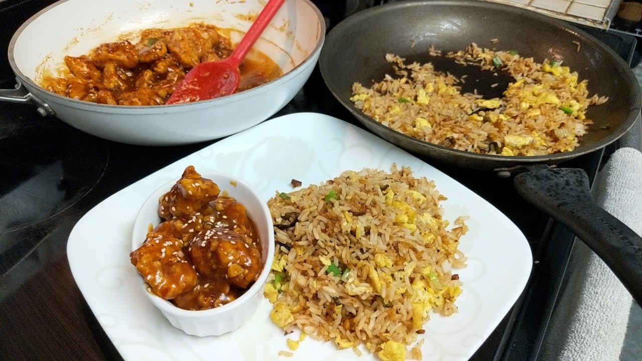 Sweet Garlic Fish and Egg Fried Rice