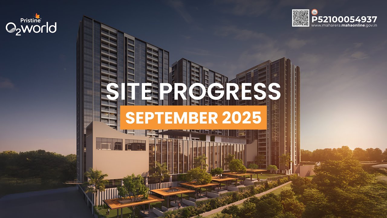 Pristine O2 World Site Progress | September 2025 | Pristine Developers | Upcoming Project at Kharadi