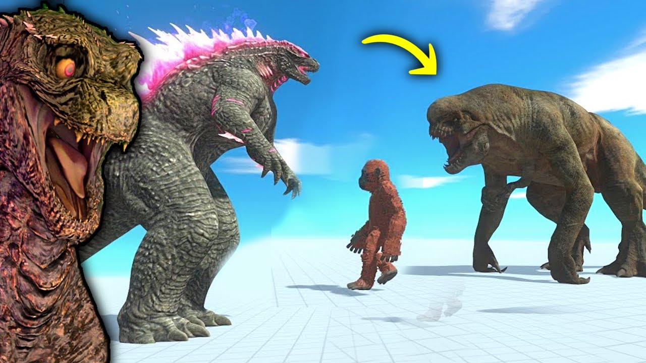 D-Rex vs Evolved Godzilla in ARBS