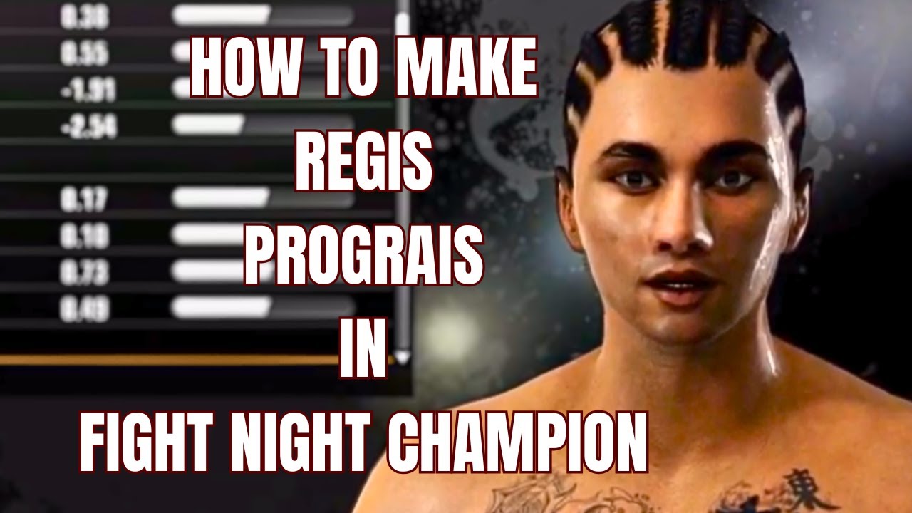 How To Make Regis Prograis on Fight Night Champion | CAF Tutorial & Fighter Settings