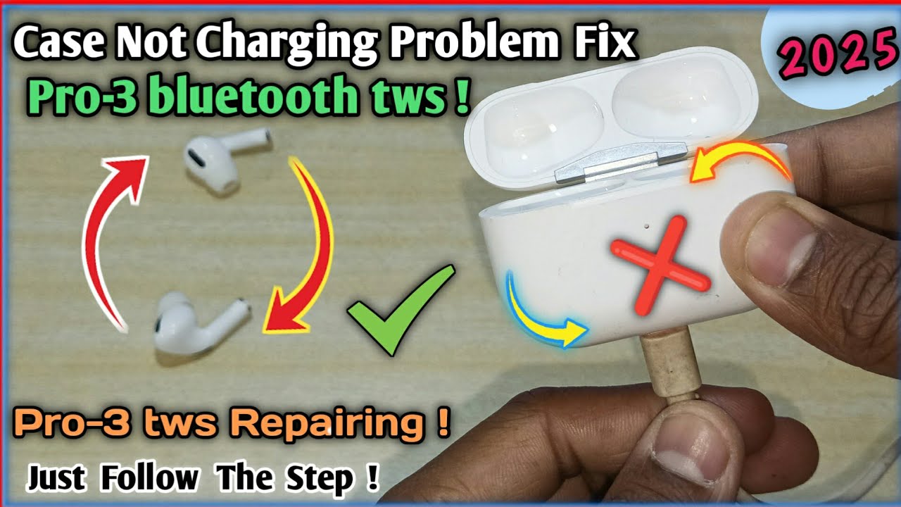 Airpods Pro Case Not Charging | tws airpods pro 3 change nahi ho raha hai✔