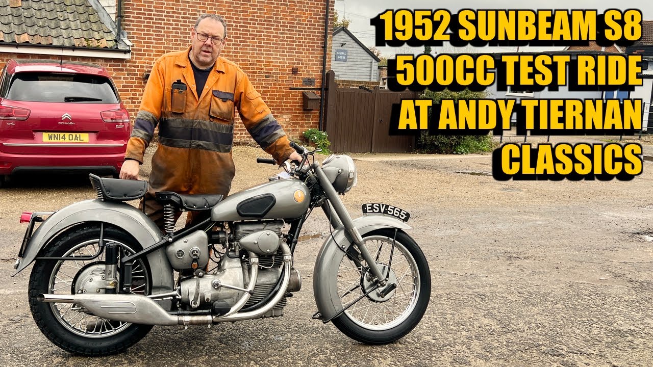 Sunbeam S8 500cc 1952 года на соревнованиях Andy Tiernan Classics #09398SBM