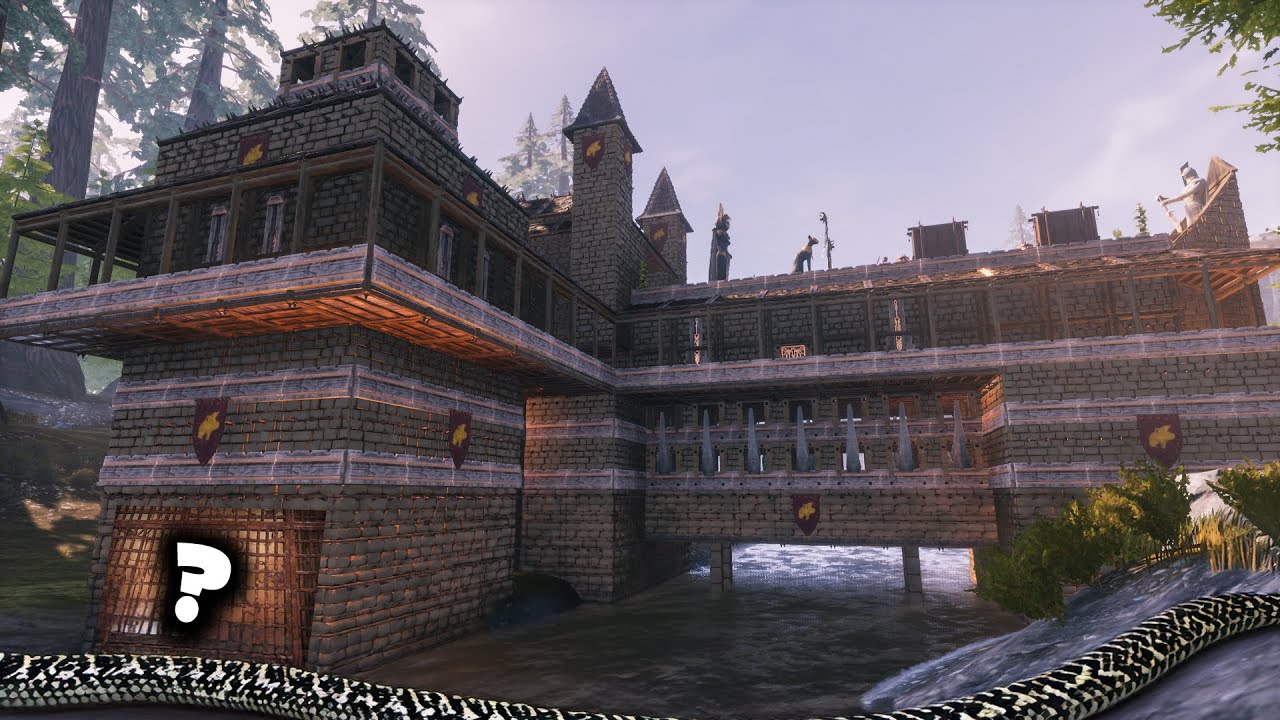 Serpent Mansion by the Stream | Conan Exiles