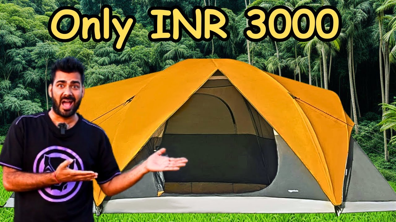 Big Waterproof  टेंट सिर्फ 3000 Rs मैं | Amazon Basics 8 Person Camping Tent |  Unboxing and Review