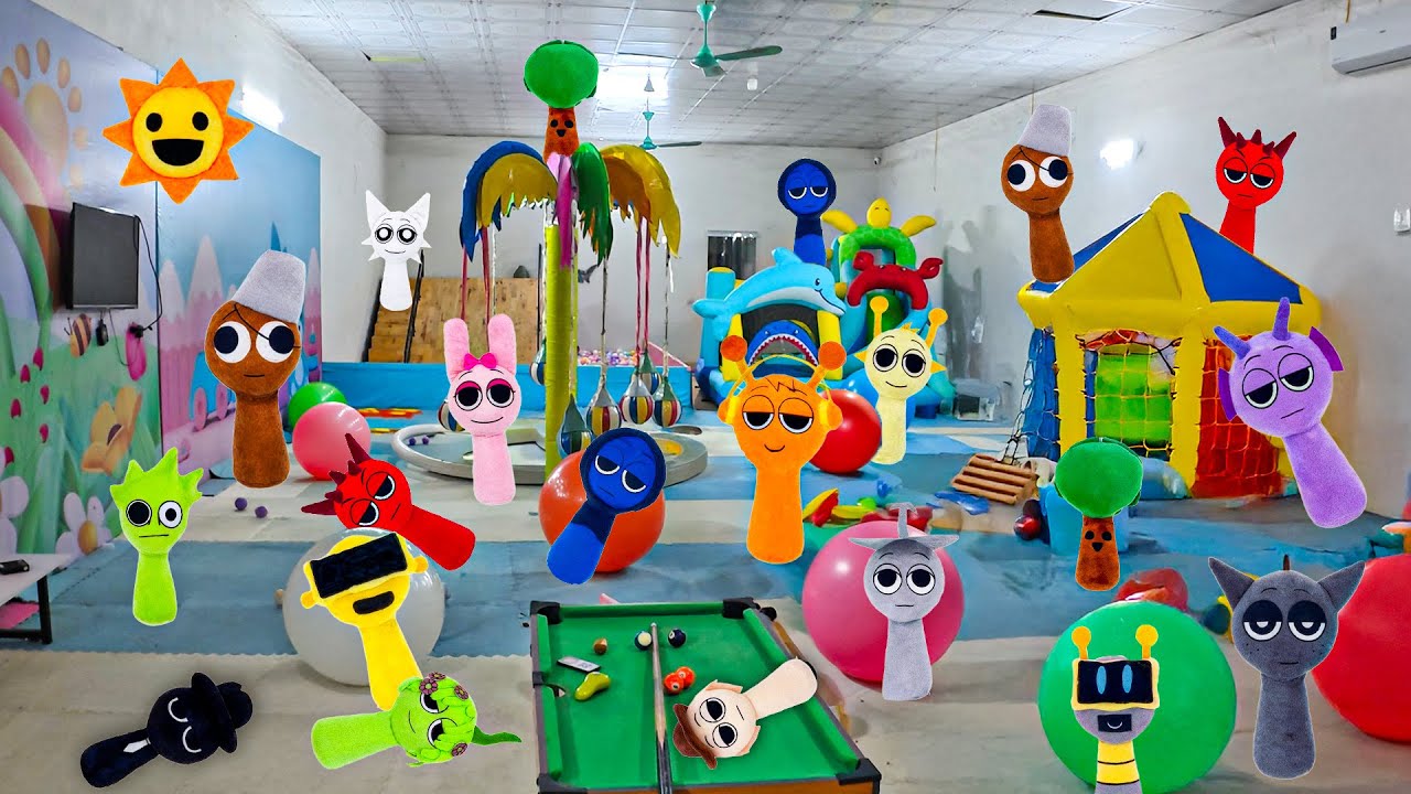 The Ball Pit Fills with Laughter After Finding Sprunki Hiding Inside!