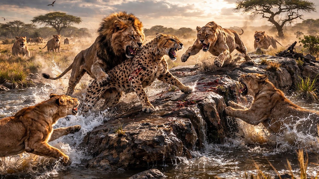 Being a cheetah in savannah life