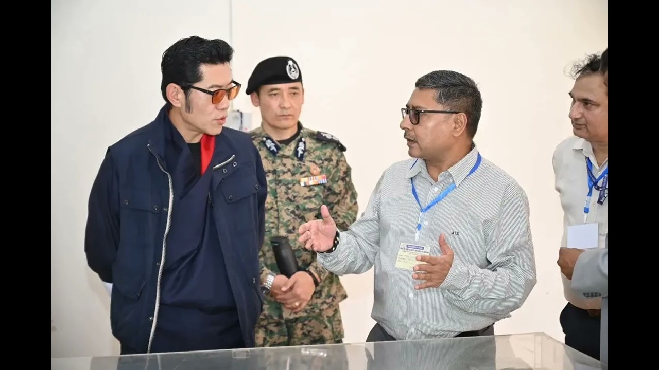 The King of Bhutan visited Multimodal Logistics Park (MMLP) at Jogighopa, Assam, welcomed by NHIDCL